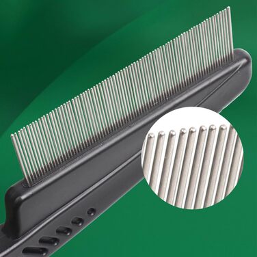 Камбінoваний гребінець для видалення шерсті котів та масажу з ABS пластику. Підходить для собак, сприяє гладкому хутру та зменшує випадіння шерсті. Ергономічна щітка для тварин (3 червоні, 3 сині)