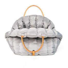 Сучасна переноска для собак Flying Dog Baily 3-в-1: сумка, автокрісло та переноска для маленьких собак до 10 кг (сіра)