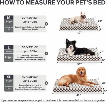 Крісло-ліжко для собак великих порід JOEJOY, ортопедичне, знімний, пральний чохол, плюшеве, сучасне, з піною Memory Foam, 106.7 x 71.1 см