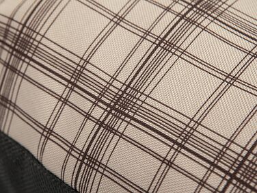 М'яке ліжко для собак, лежанка-матрац, корзина для тварин, 90 x 60 см, R2, в клітинку, бежевий