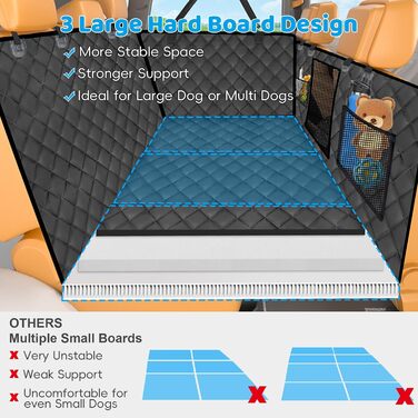 Підстилка для собак у машину URPOWER – міцна основа, захист сидінь, 190 кг, водовідштовхувальна, для SUV та легкових автомобілів