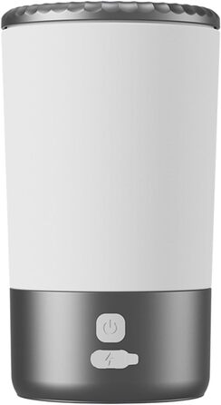 Електричний мийник лап для собак великих порід | Автоматичний мийник лап для котів та цуценят | Чорний/Білий