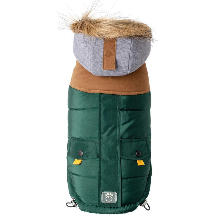 GF Pet LODGE Parka для собак, куртка для тварин, розмір 2XS, Forest Forest XXS