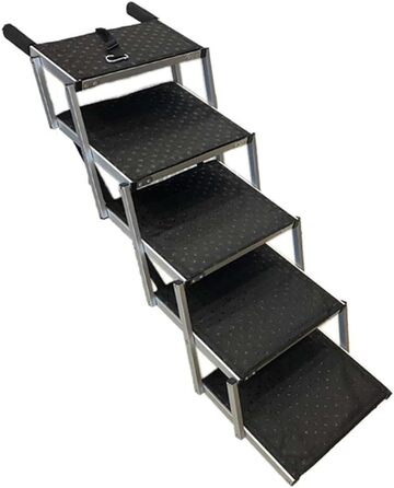 Складана переносна драбина для собак у багажник, для собак, сходинки, рампи для собак великих, середніх та маленьких порід, легка, складна, для автомобілів, SUV, вантажівок