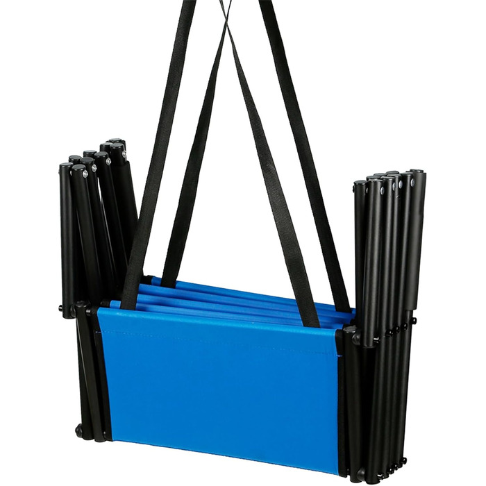 Рампа для собак Homewell - складана, до 70 кг, регульована - для малих, середніх, великих та хворих собак - легка у зберіганні (блакитна)