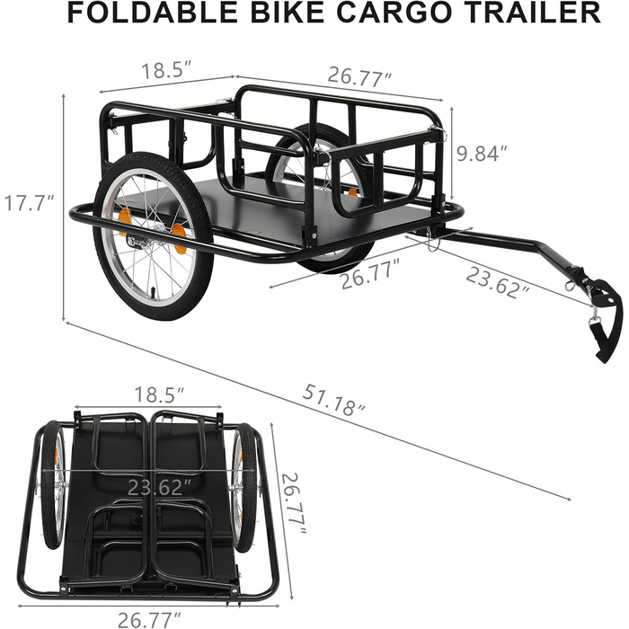 Причіп для велосипеда PEXMOR, 16
