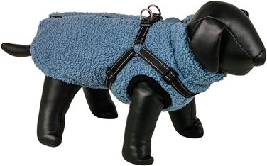 Ноббі - теплий одяг для собак, PLIS 2 в 1, блакитний, 20 см