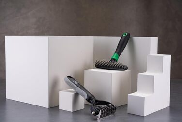 Набір гребінців для грумінгу собак та котів: щітка для підшерстя та гребінець для видалення шерсті