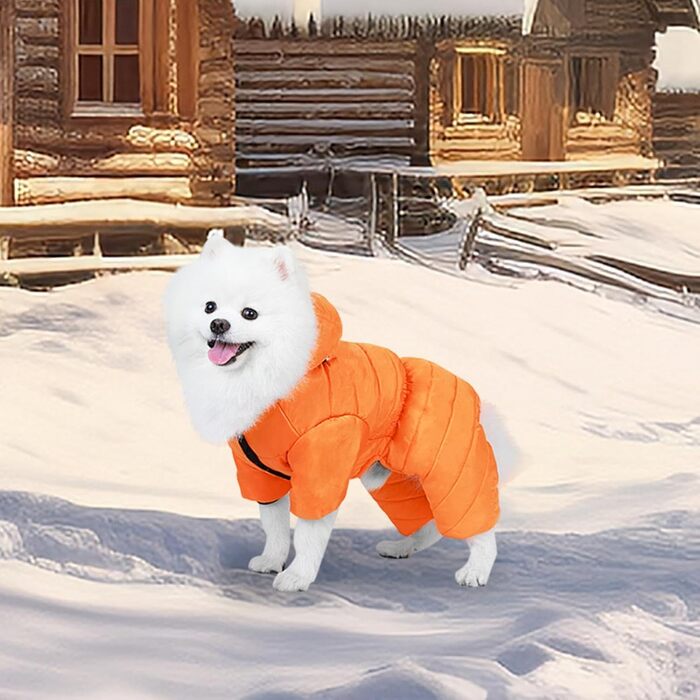Теплий бавовняний жилет для собак, зимовий одяг, тепла куртка для собак, захист від вітру, одяг для собак на холодну погоду
