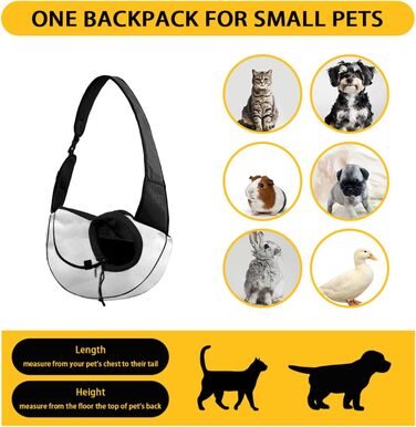 COEQINE Сумка-переноска для собак середніх порід, переноска для тварин, для цуценят, через плече, гаманець, з товстим наповнювачем, регульований плечовий ремінь для Йоркширських тер'єрів, Чихуахуа, принт з відбитком лапок