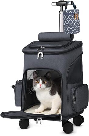 Сумка для корму для собак, сухий корм, вихідний контейнер, сумка для подорожей з собакою, для відпочинку, кемпінгу, подорожей та повсякденного використання, блакитна