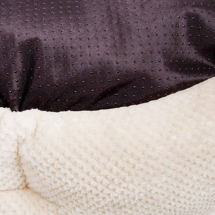 Квіткове ліжко для котів Wallace & Jones Cloey, бежеве, S, 50x50x15 см | Зручне, стильне, з антиковзанням