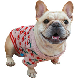 Пуловер для собак та котів на Новий рік, вітрозахисний, теплий зимовий одяг для малих, середніх та великих собак та котів. Пуловер для собак A XL