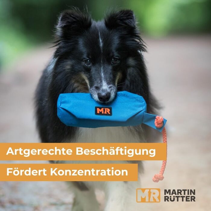 Футляр для корму Martin Rütter Koralle XS – миготливий мішок для собак, водонепроникний та пральний, з блискавкою та шнуром для кидання – мішок для апортування для собак – для сухого та вологого корму, ласощів