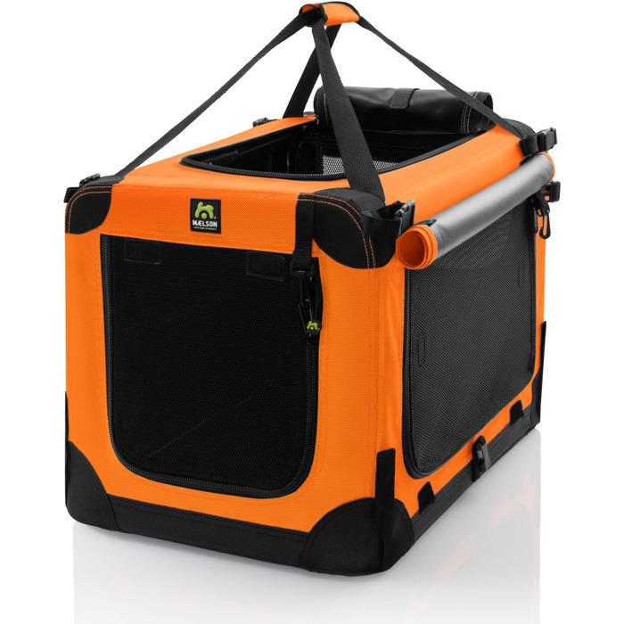 Maelson Soft Kennel Neon-Orange: М'яка переноска для собак, 62 см, Neon-Orange
