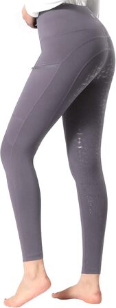 Спортивні штани для верхової їзди Harrison Howard з силіконовим зчепленням, висока талія, легінси для жінок (XS, Comet)