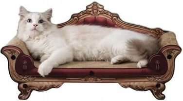 Дряпалка для котів з картону - імітація дивану, 58x28x25 см