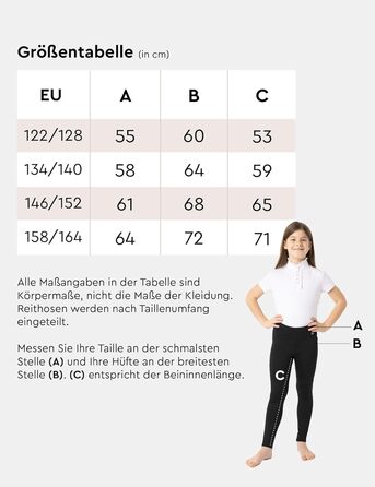 Дитячі верхові штани HORZE DEA, 122-128, Arctic Blue - повний обтиск, кишеня для телефону, петлі для ременя