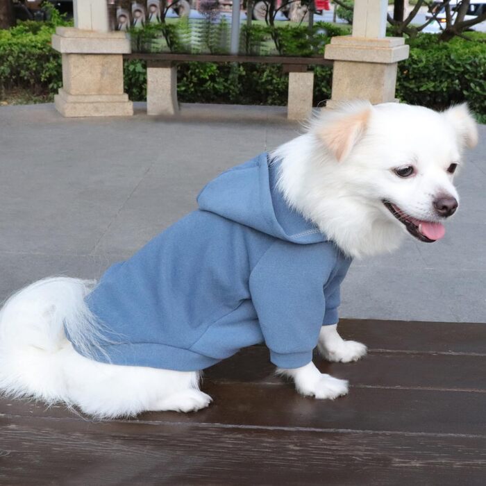 Теплий та легкий худі для великих собак, 5XL, сірий+блакитний (2 шт.)