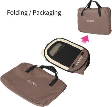 Клітка-манеж для тварин Robereanw, переносна клітка для цуценят, собак, котів, кроликів та дрібних тварин (M)