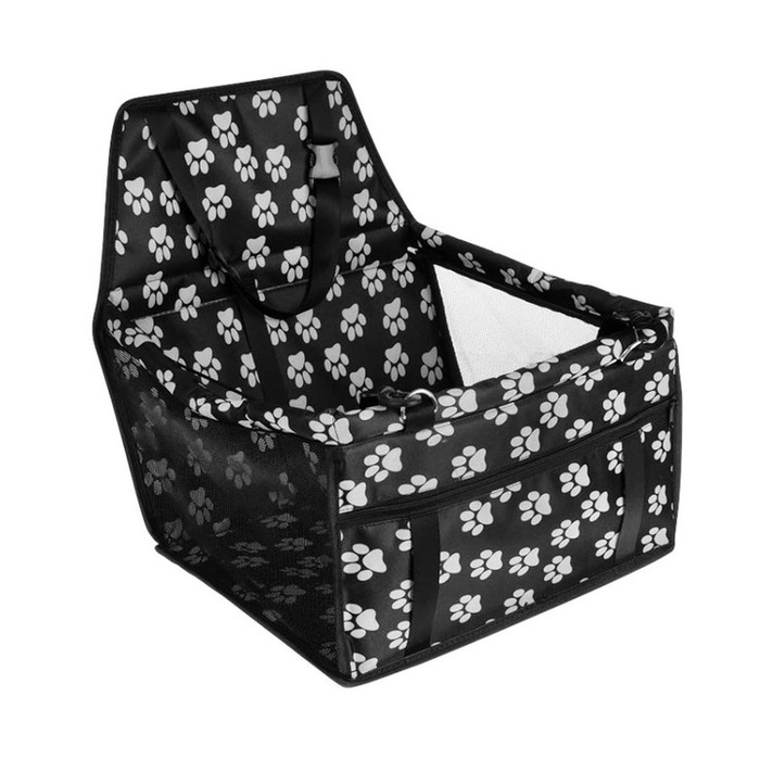 Автомобільний бокс-переноска для собак: захист сидінь та комфортні подорожі (40x24 см)