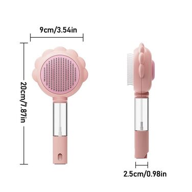 Бурштук для собак та котів Vamotto з водяним розпилювачем та самоочищенням - рожевий