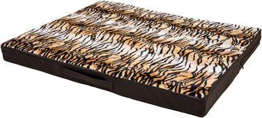 Ортопедичний килимок для собак CopcoPet Jumbo Tiger – 80 x 60 x 8 см, м'який, миючий, неслизький, для маленьких собак, для дому, квартири, переноски