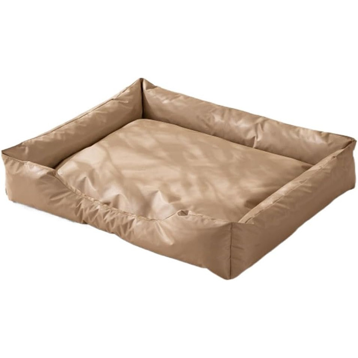 Водонепроникне лежанка для собак M&Catree, прямокутна, миється, м'яка, для собак та котів - L: 50 x 60 x 7 см (S: 30x40x5 см, золото)