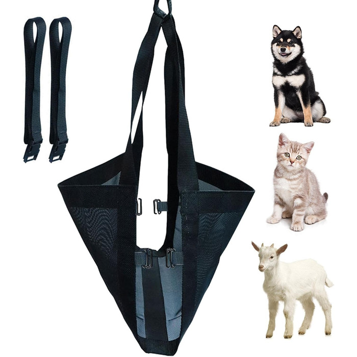 Вага для собак, телят, ягнят та альпак | Переносний знімний ремінь для грумінгу