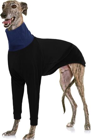 Пуловер для Віндгорнів IECOii: теплий чорний пуловер з флісу з високим коміром, піжама, костюм з двома ніжками, XS-XXL