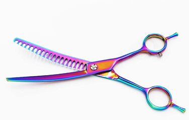 Професійна вигнута ножиці Чанкер для грумінгу собак та котів, 6,5 дюймів