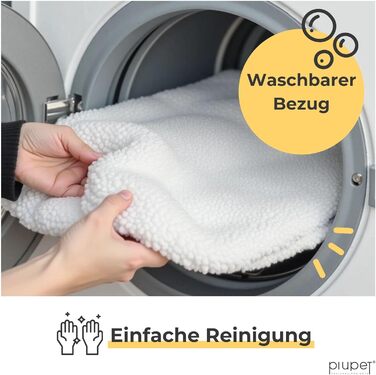 PiuPet Клітка-ліжко для котів на підвіконня 90x25 см | Нековзне ліжко для котів на підвіконня | М'яка, самонагріваюча ковдра для котів | Бежевий