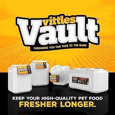 Контейнер для зберігання корму Gamma2 Vittles Vault - герметичний, до 13,6 кг, для собак, котів, птахів, BPA-free