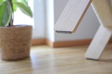 Дерев'яний котячий комплекс Kerbl Pet з драбиною, бежевий, 97x35x34 см, з сизалю та велюру