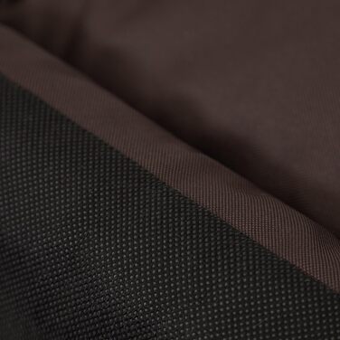 Зручне ліжко для собак великих та середніх порід - водонепроникне собаче ліжко, 92x73 см, коричневе з чорним