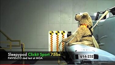 Шлея для собак Clickit Sport L, полунично-червона