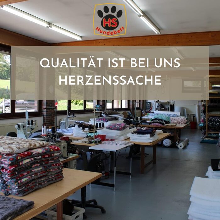 Літня собача лежанка HS-Hundebett® XS 45x65 см, бавовна з наповнювачем, двостороння, прана, легка, анкер сірий, вироблено в Німеччині