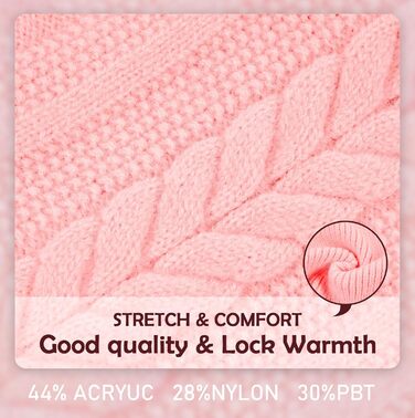 Пуловер для собак на Різдво, теплий зимовий одяг для тварин, зручний вовняний пуловер з коміром для маленьких собак, теплий в'язаний одяг для цуценят, зелений (Small, Pink)