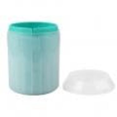 Мийка для лап собак Oumefar - портативна миска для чищення лап з м'якою силіконовою щіткою (зелена)