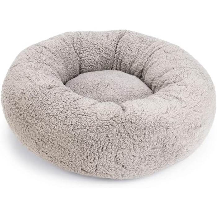 Ортопедичне ліжко для собак Beeztees Jaxx сірого кольору, 50 x 50 x 20 см