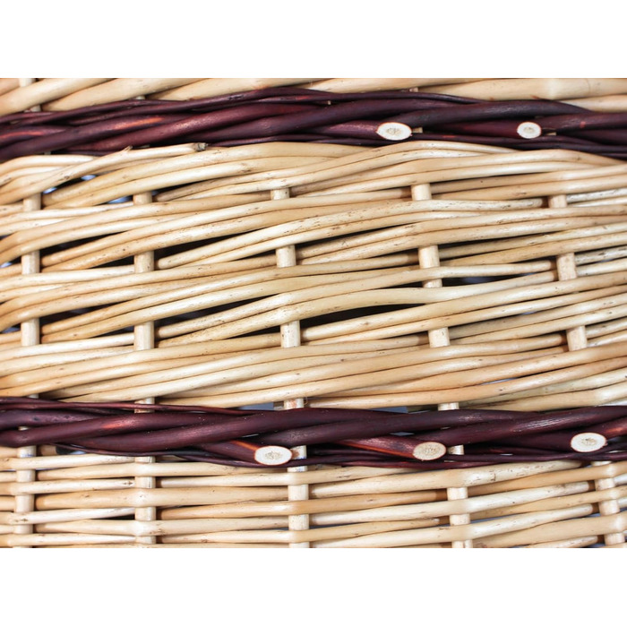 Гніздо для котів та собак: кругле, з плетіння лози, 47x47x45 см з подушкою