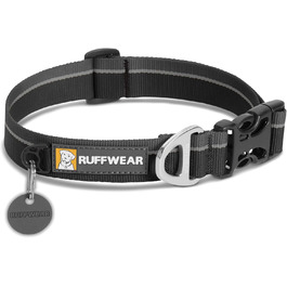 Ошийник для собак Ruffwear Hoopie, регульований, чорний, розмір M (36-51 см), для середніх порід