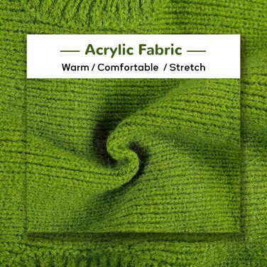 Теплий в'язаний пуловер для собак великих порід Hjumarayan, зелений XXL (обхват грудей 70 см, довжина спини 52 см)