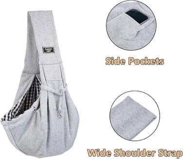 Сумка-переноска для собак, переноска для маленьких собак, сумка для вигулу собак, регульована переноска для тварин, комфортна, для прогулянок та подорожей