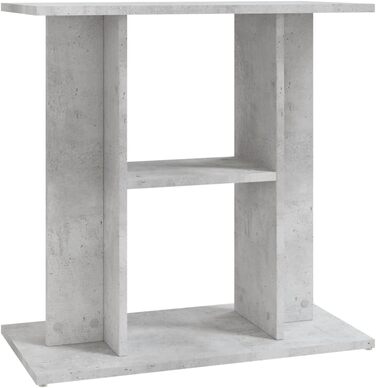 vidaXL підставка для акваріума, бетонно-сіра, 60x30x60 см, ДСП