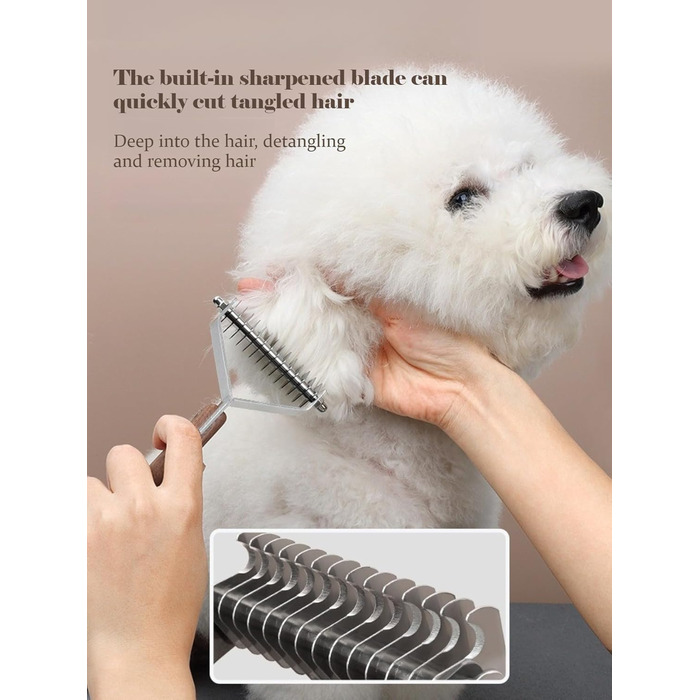 Гребінець для вичісування підшерстка Coat King Harke для собак і котів, професійний інструмент для грумінгу