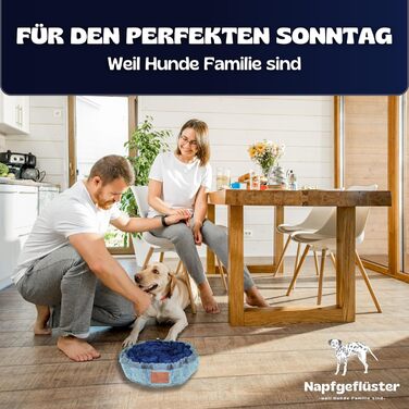 Напфгефлюстер® - Килимок для носа BALU - Іграшка-головоломка для собак, іграшка для дресирування, іграшка для собак, килимок для пошуку, регульований без присосок