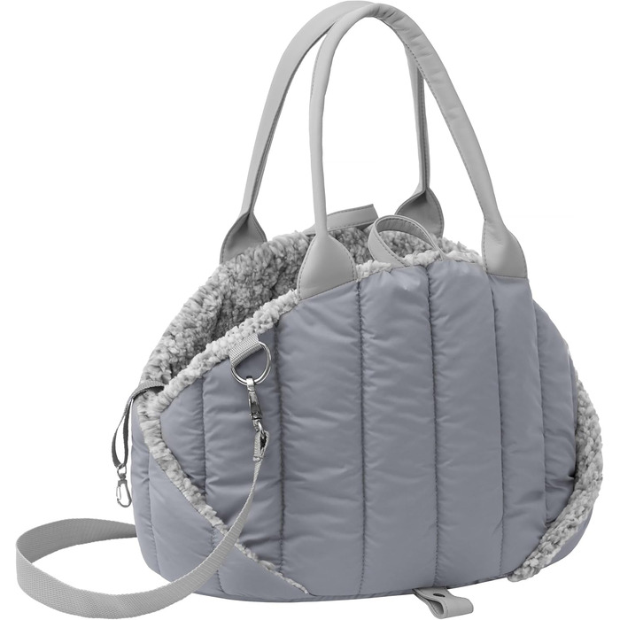 Сумка-переноска для собак, транспортувальна сумка, переноска для тварин, регульована висота, аксесуари для собак, переноска для подорожей, 38x24x28 см, розмір Asche 1: 38x24x28 см Asche