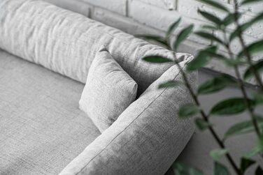 Ортопедичне ліжко для собак Bruno Grosse, середнього та малого розміру - подушка для собак, килимок для собак з тканини Aura - піна з пам'яті, м'яка, довговічна, стійка до зношування та розривів (XXL, світло-сірий)