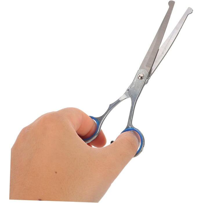 Ножиці для грумінгу домашніх тварин: вигнуті та прямі, ергономічні, з мішком для зберігання та серветкою для чищення